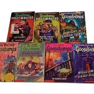 🧟‍♂️ 7 GooseBumps Books Lot R.L. Stine